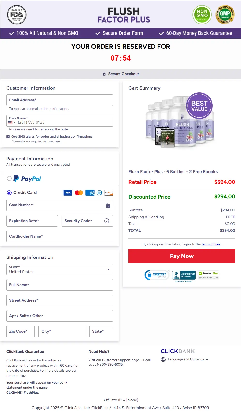  Flush Factor Plus -Secure-Checkout